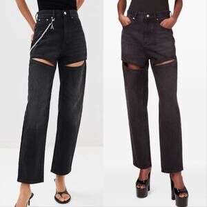 New AREA Slit Jeans